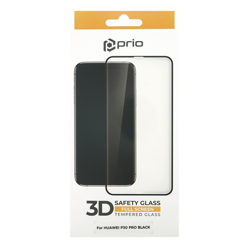 3D tvrzené sklo prio pro Huawei P30 Pro/P30 Pro New Edition, černé