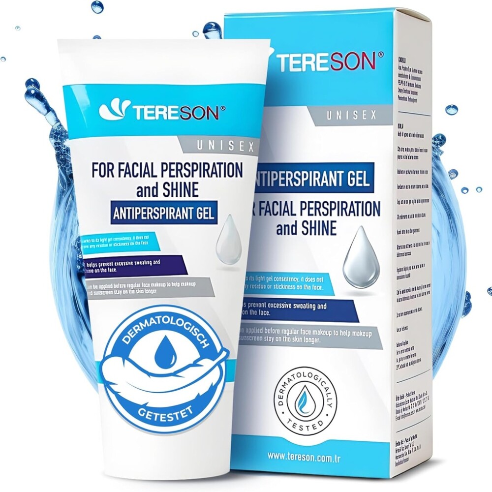 Antiperspirantový gel Tereson 50 ml, silné pocení, proti pocení na obličeji