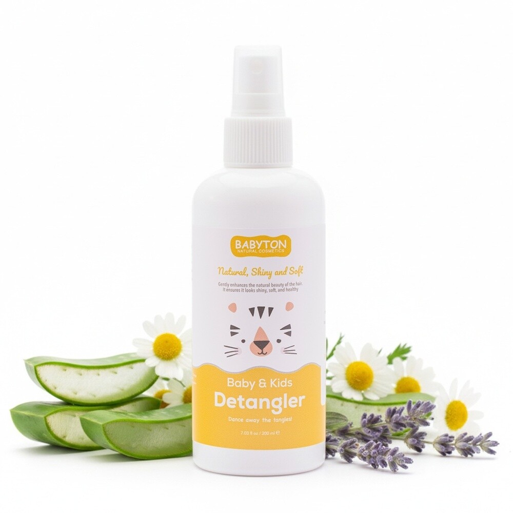 Babyton Baby & Kids sprej na rozčesávání vlasů 200 ml | Šetrný, přírodní a bez zacuchání