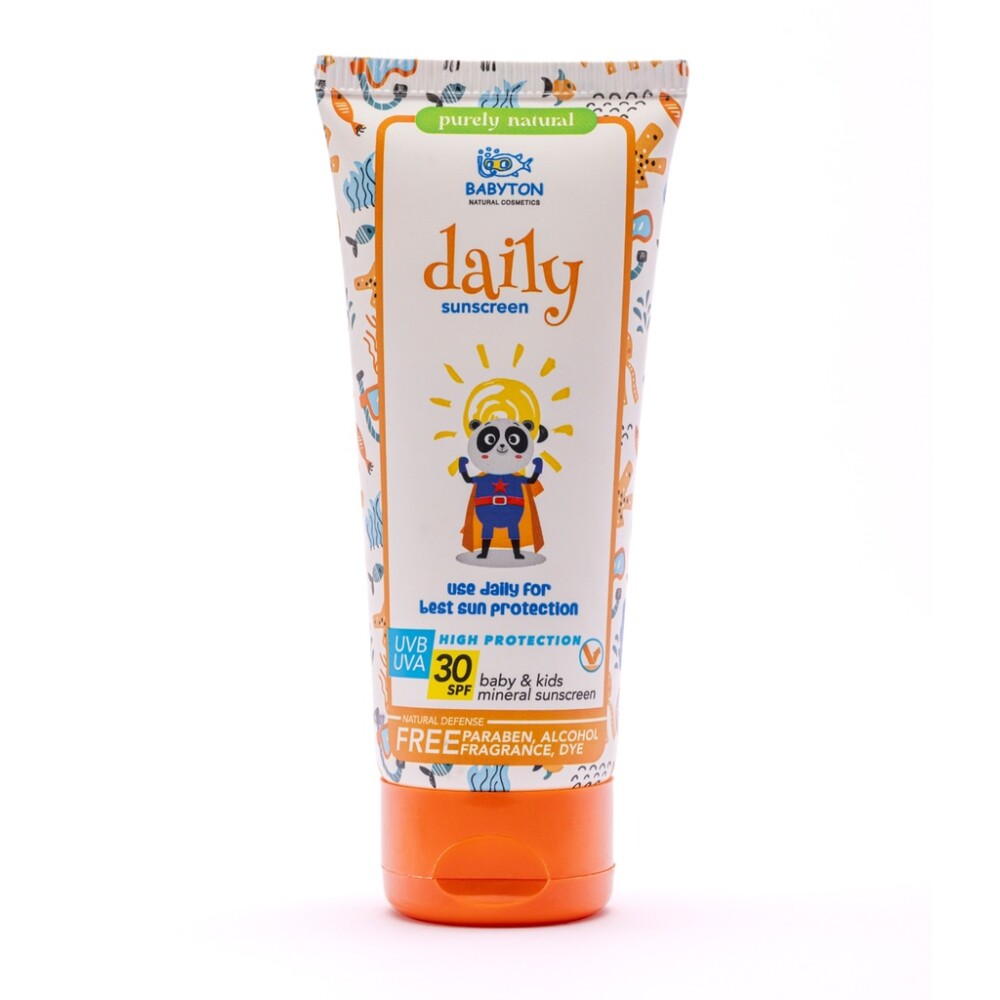 Babyton – minerální denní opalovací krém pro miminka a děti, SPF 30