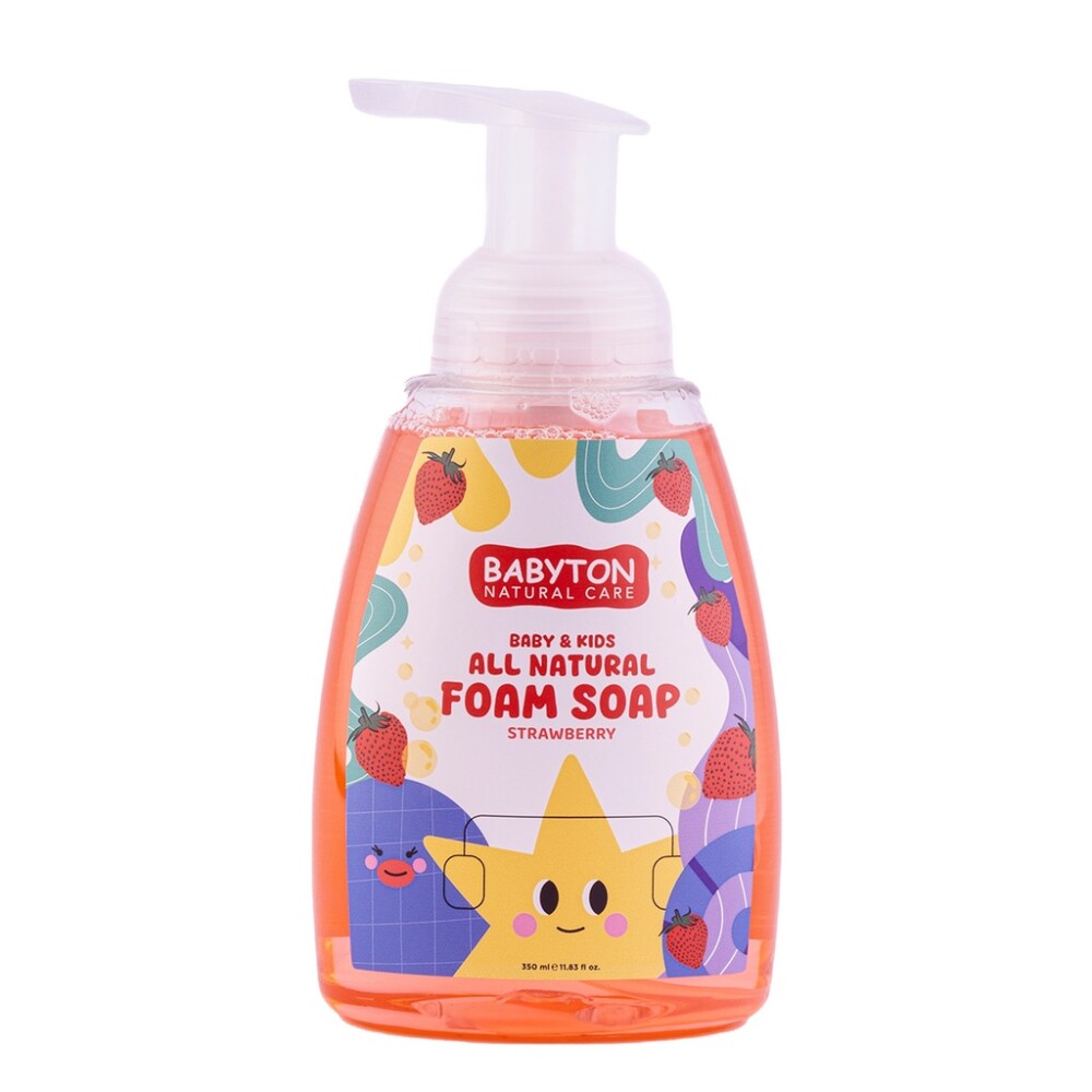 Babyton Přírodní dětské pěnové mýdlo 350 ml – šetrné a bez parabenů