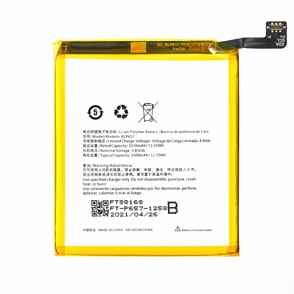 Baterie BLP657 3300 mAh pro OnePlus 6