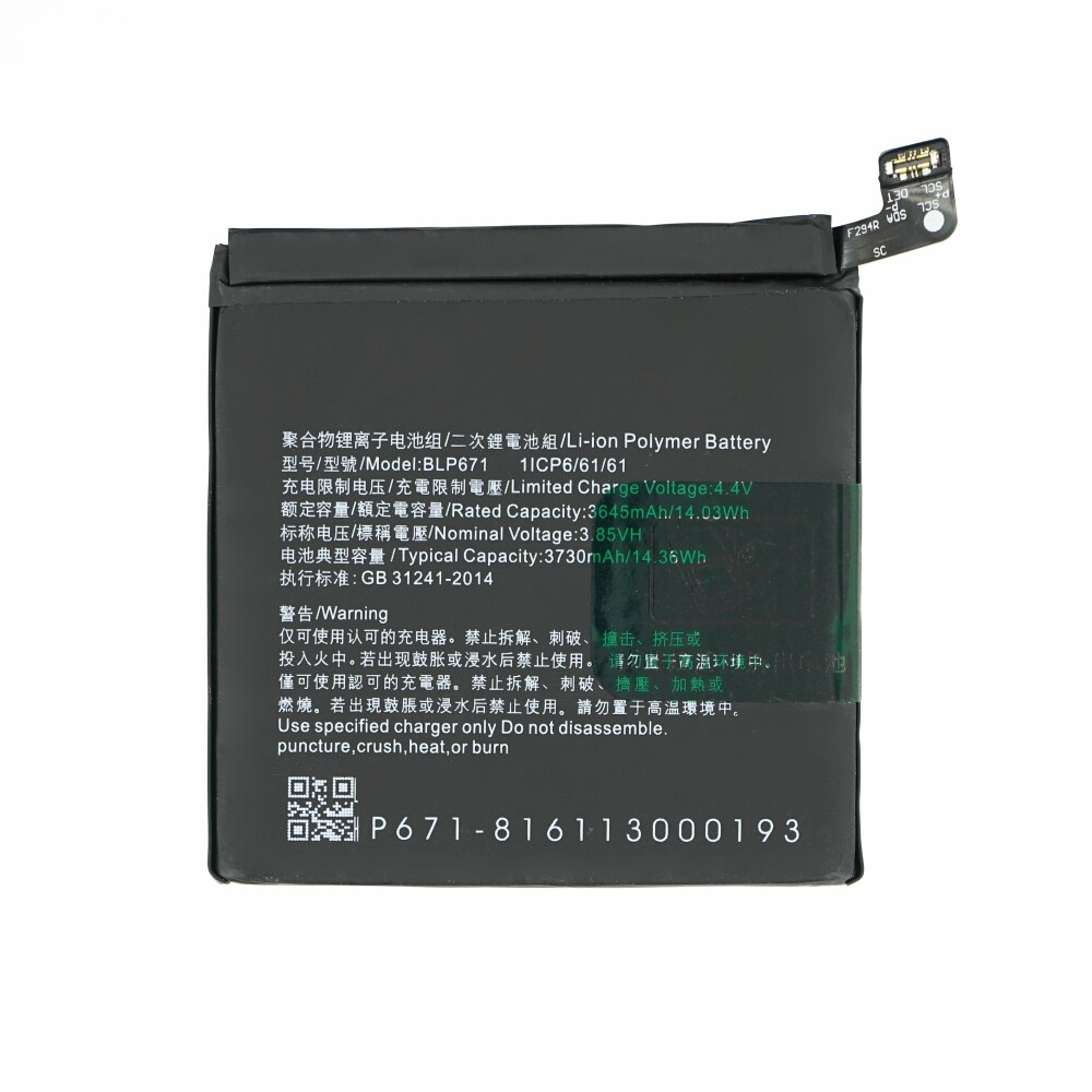 Baterie BLP671 3730 mAh pro Oppo Find X