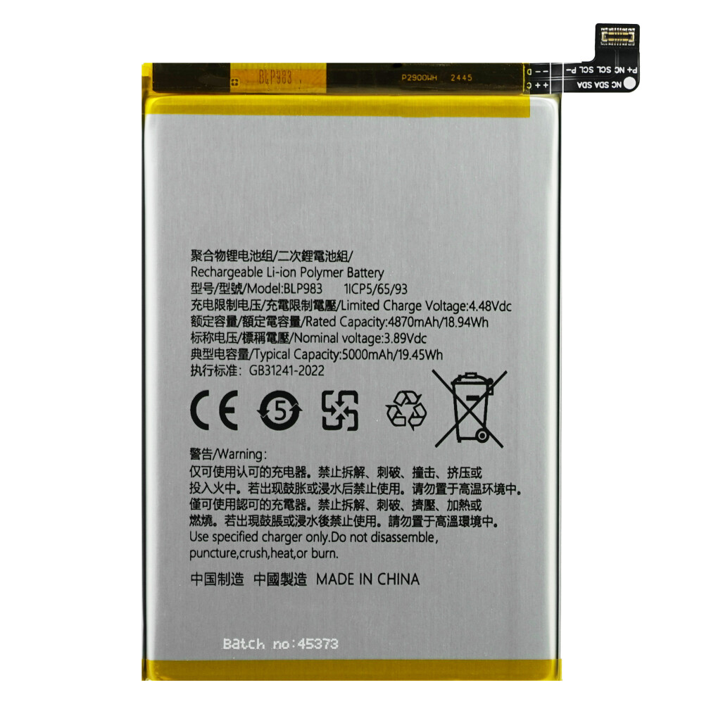 Baterie BLP983 pro Realme 10 Pro (RMX3663)