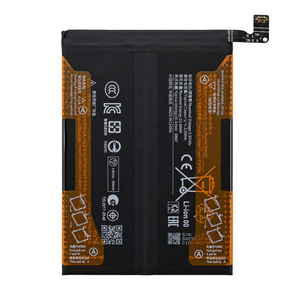 Baterie BN6F pro Redmi Note 15 4G (globální verze)