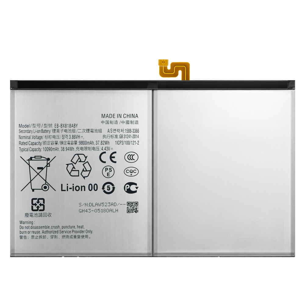 Baterie EB-BX818ABY pro Samsung Galaxy Tab S9+/S9 FE+ (X810/X816/X610/X616)