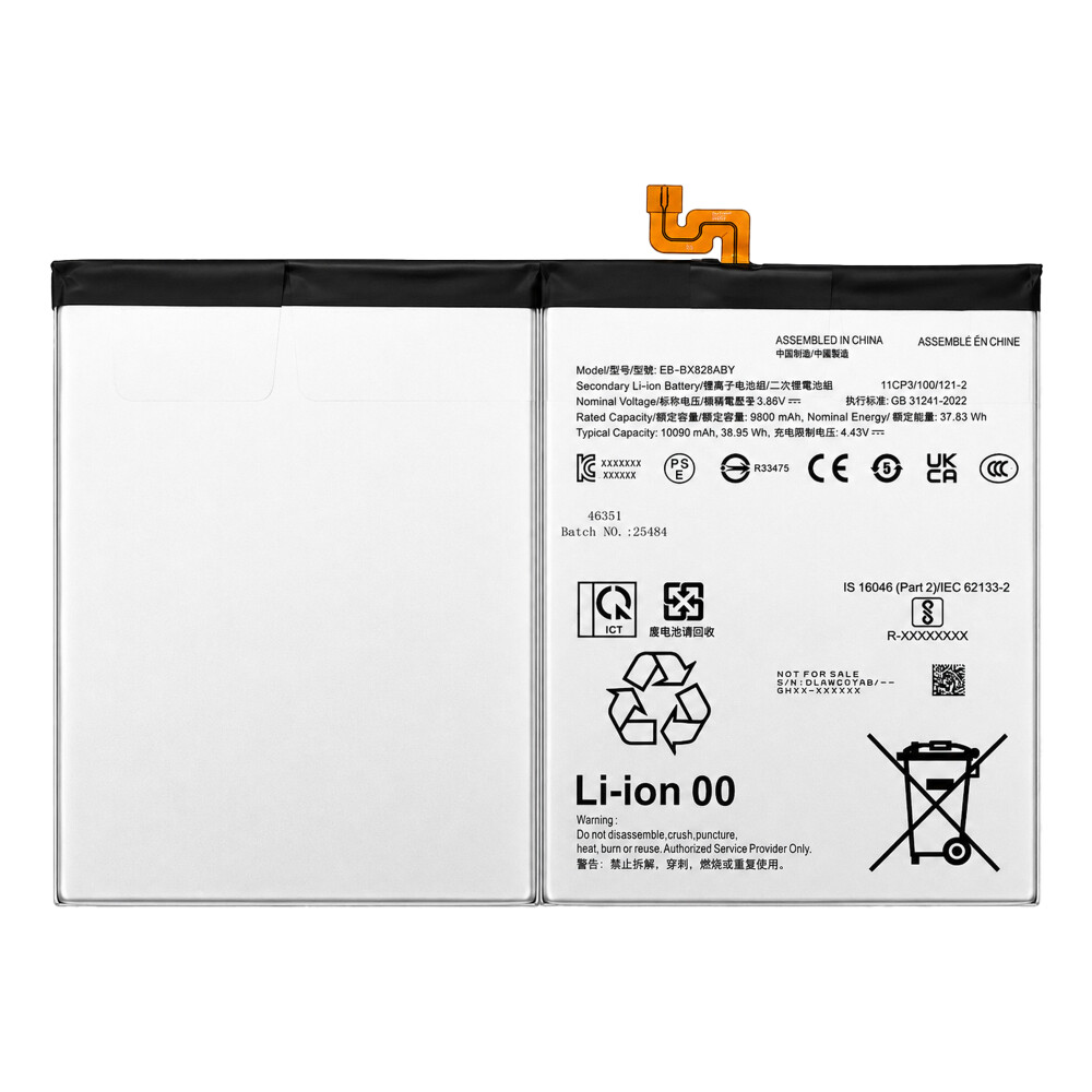 Baterie EB-BX828ABY pro modely SM-X820/X826/X620/X626 Samsung Galaxy Tab S10+/S10 FE+