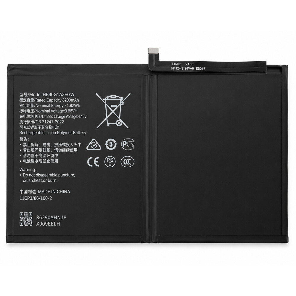 Baterie HB30G1A3EGW pro Honor Pad 9