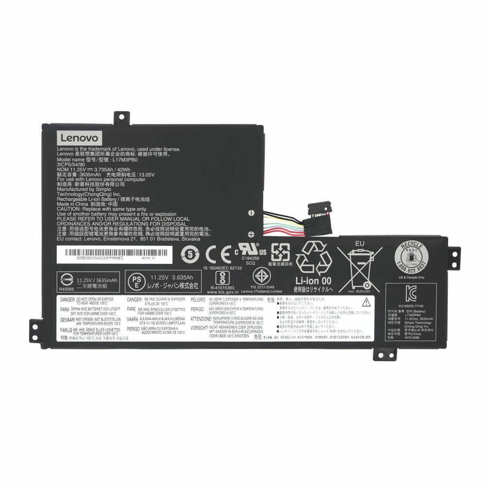 Baterie Lenovo SP/A L17M3PB0, 42 Wh, 3článková 5B10Q13163