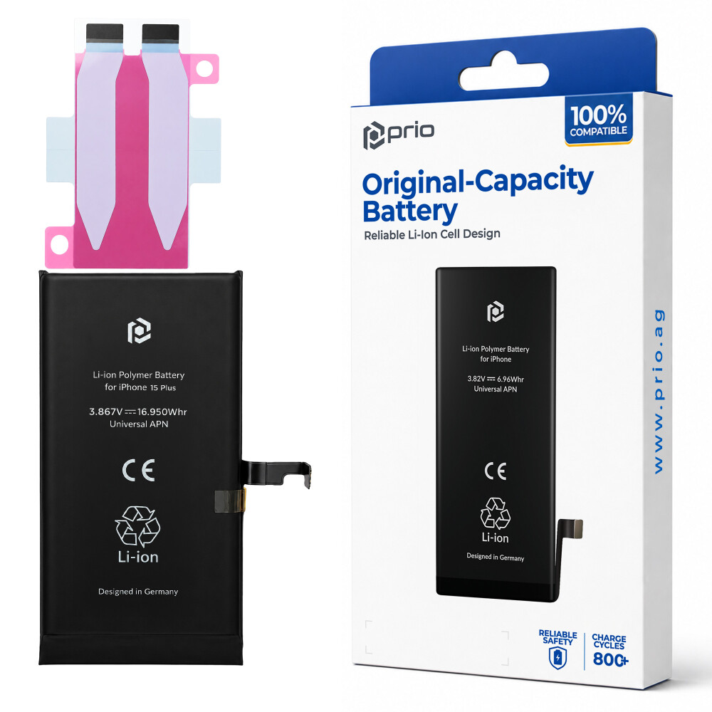 Baterie prio pro iPhone 15 Plus (univerzální APN)