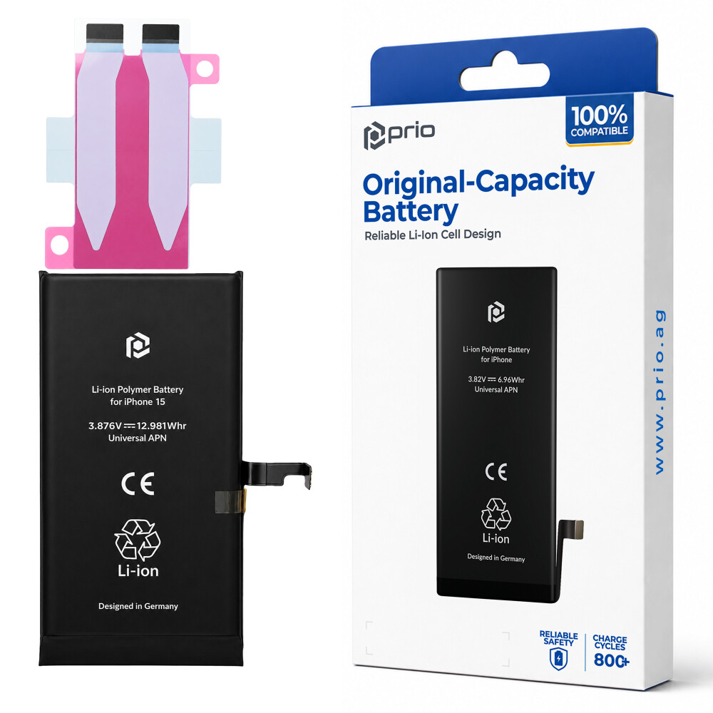 Baterie prio pro iPhone 15 (univerzální APN)