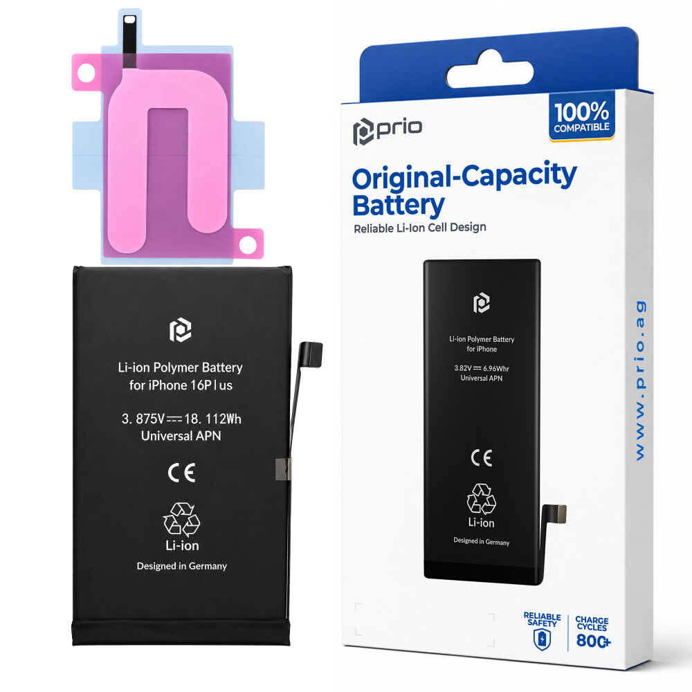 Baterie prio pro iPhone 16 Plus (univerzální APN)