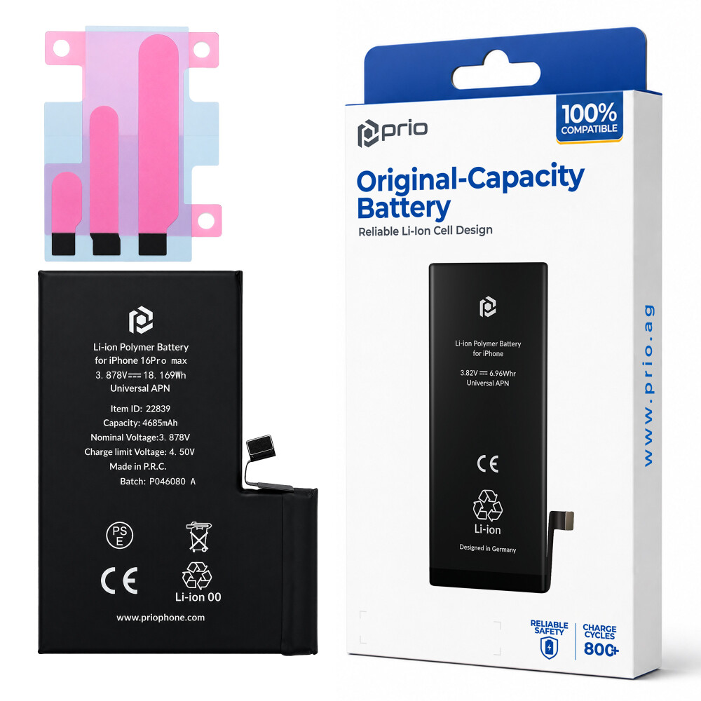 Baterie prio pro iPhone 16 Pro Max (univerzální APN)