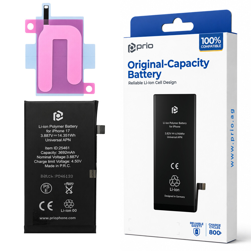 Baterie prio pro iPhone 17 (univerzální APN)