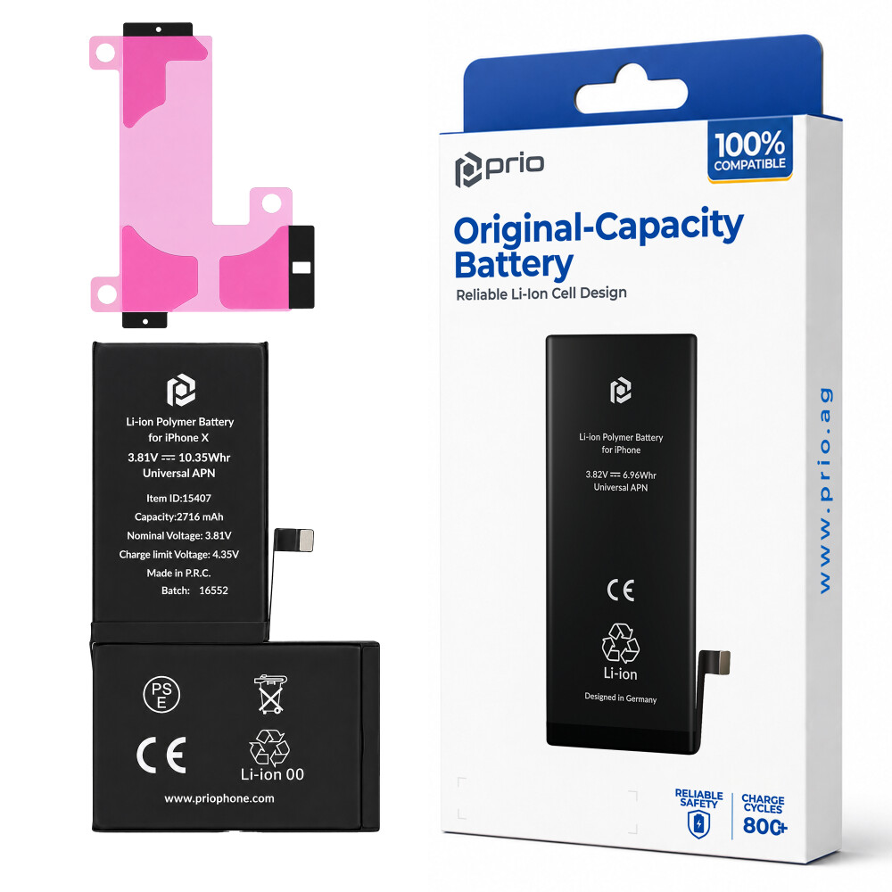 Baterie prio pro iPhone X (univerzální APN)