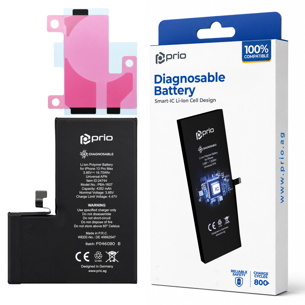 Baterie prio s funkcí diagnostiky pro iPhone 13 Pro Max