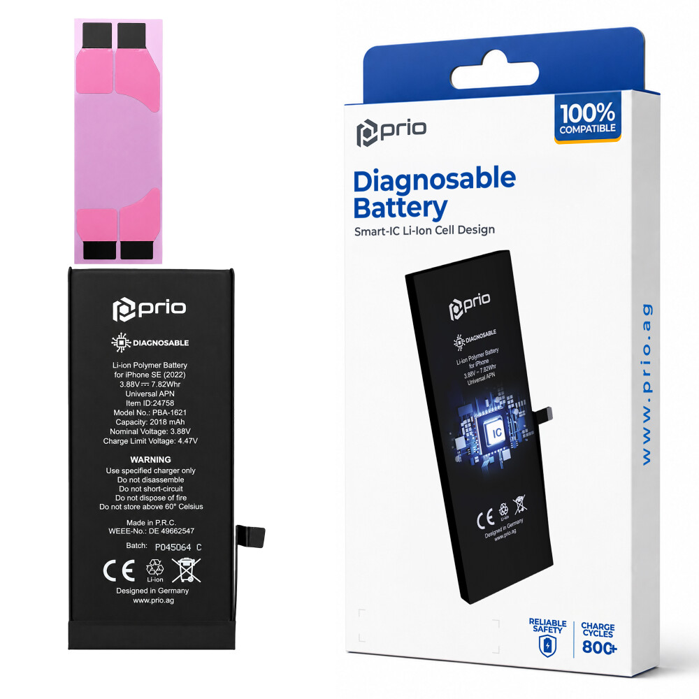 Baterie prio s funkcí diagnostiky pro iPhone SE (2022)