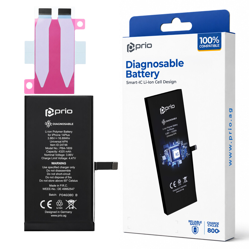 Baterie prio s možností diagnostiky pro iPhone 14 Plus