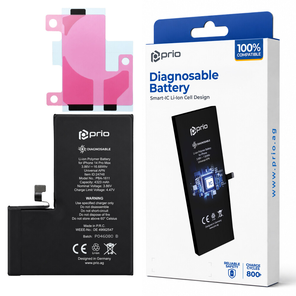 Baterie prio s možností diagnostiky pro iPhone 14 Pro Max