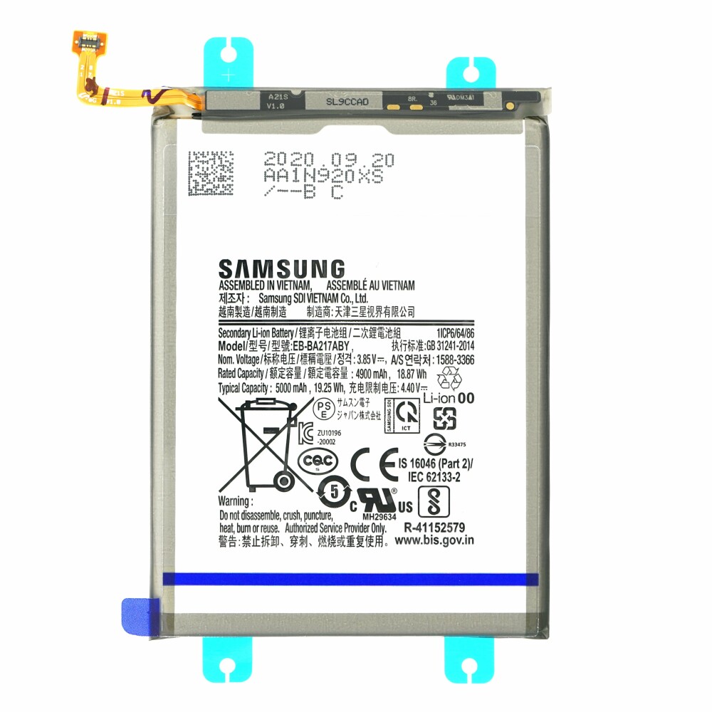 Baterie Samsung EB-BA217ABY 5000 mAh SM-A125/A127/A135/A137/A217 Galaxy A12/A13/A21s/A04s GH82-22989A