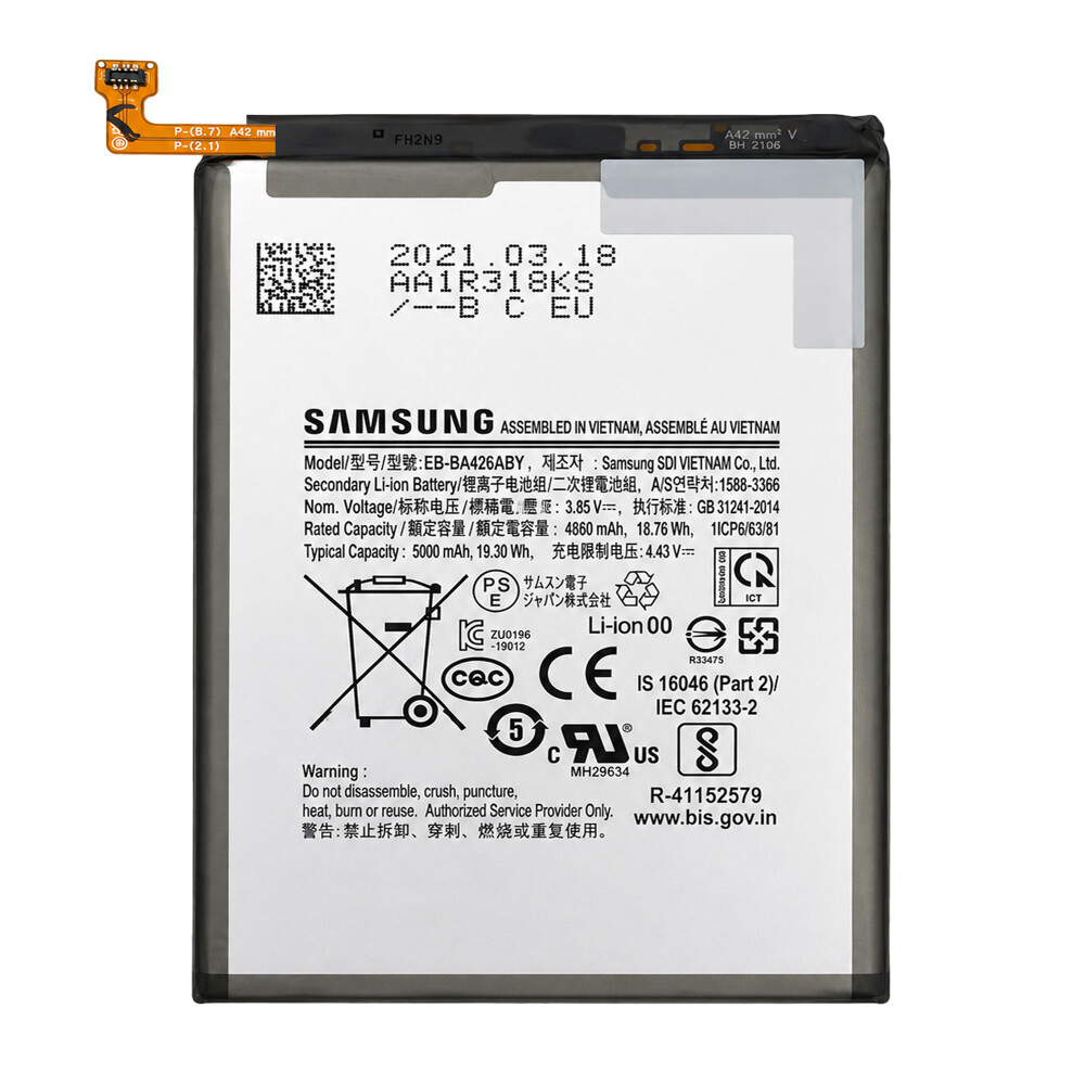 Baterie Samsung EB-BA426ABY pro modely SM-A426/A326/A726/A725 Galaxy A42 5G/A32 5G/A72 5G/4G GH82-24377A (bez krabice)