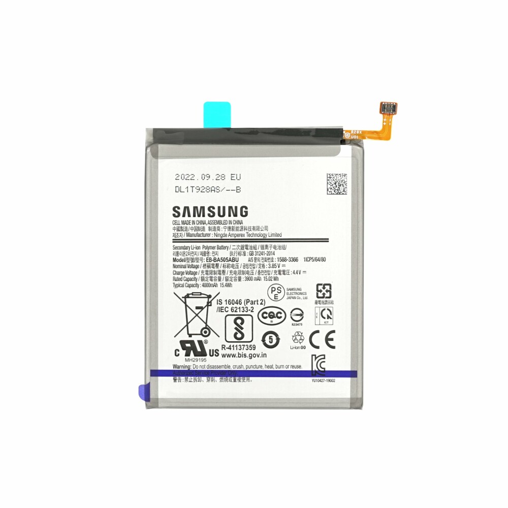 Baterie Samsung EB-BA505ABU 4000 mAh pro modely SM-A205/A305/A307/A505/A507 (Galaxy A20/A30/A30s/A50/A50s) GH82-21183A