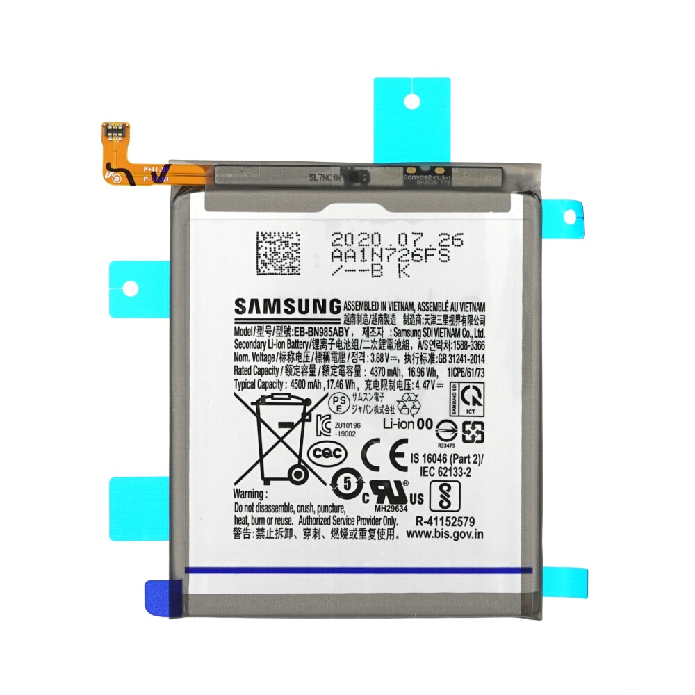 Baterie Samsung EB-BN985ABY 4500 mAh pro model SM-N986 Galaxy Note 20 Ultra 5G GH82-23333A