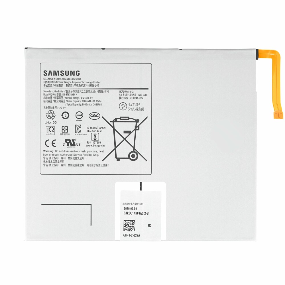 Baterie Samsung EB-BT875ABY 8000 mAh pro SM-T870/T875 Galaxy Tab S7 GH43-05028A