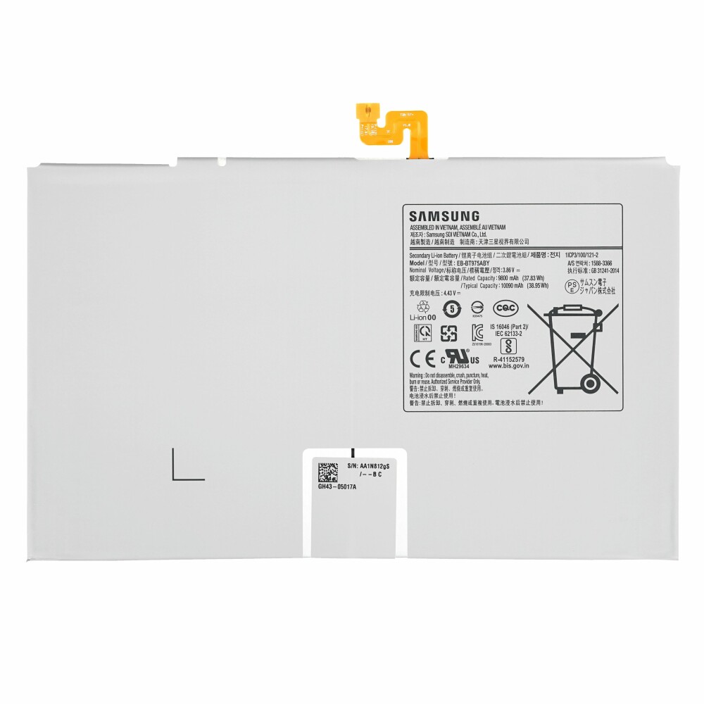 Baterie Samsung EB-BT975ABY 10090 mAh pro modely SM-T970/T976/X800/X806 Galaxy Tab S7 FE/S7+/S8+ GH43-05018A