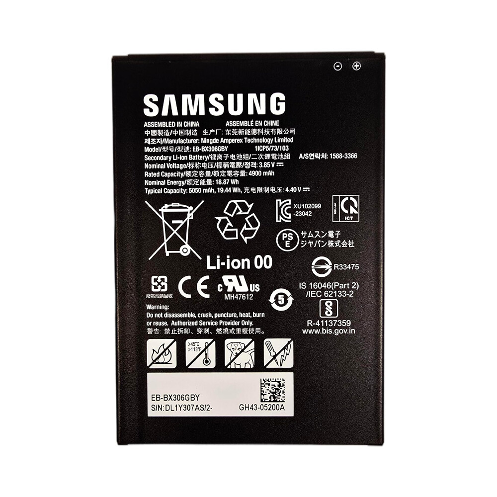 Baterie Samsung EB-BX306GBY pro SM-X300/X306 Galaxy Tab Active5 (Wi-Fi/5G) GH43-05200A