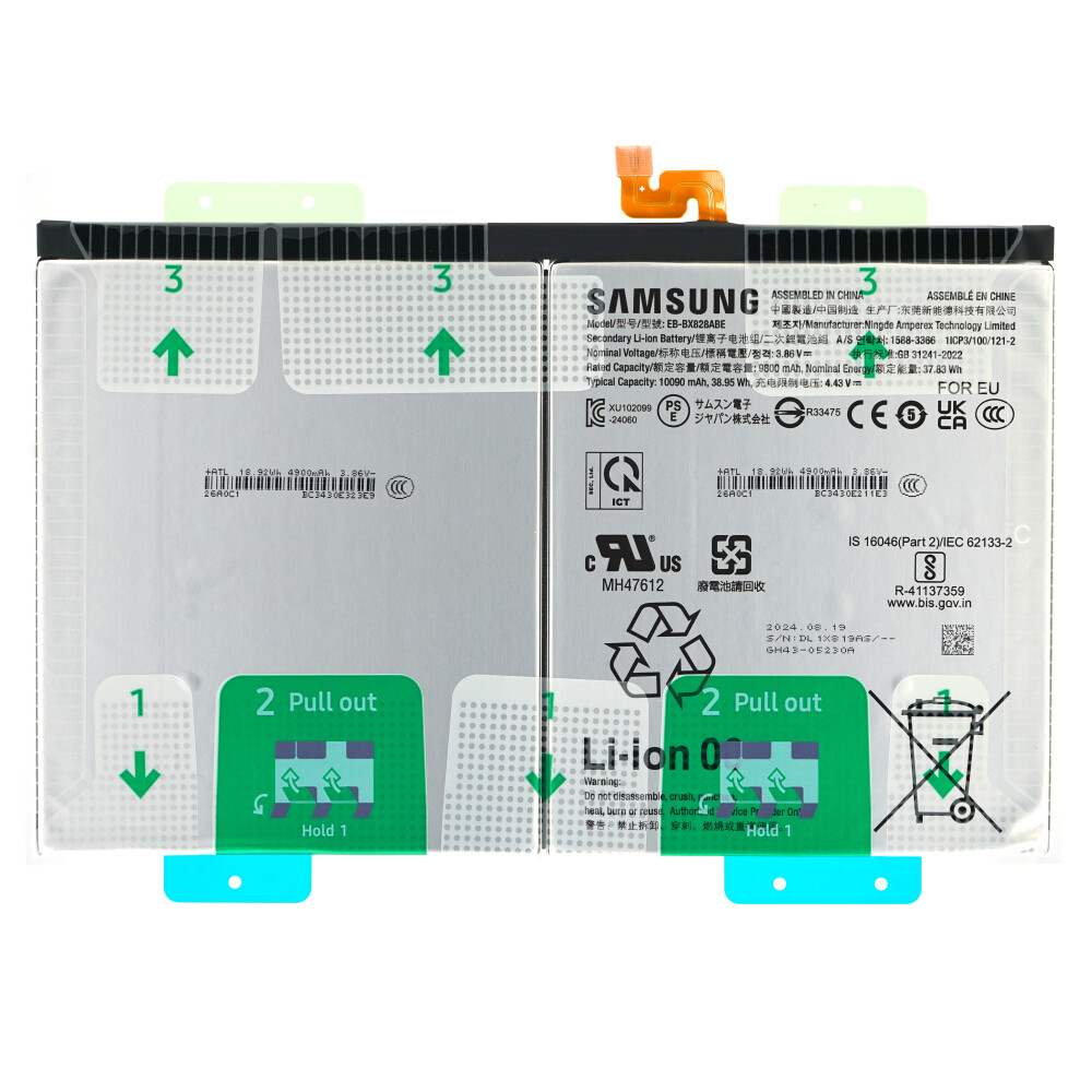 Baterie Samsung EB-BX828ABE pro Galaxy Tab S10+ (Wi-Fi/5G) GH82-35927A