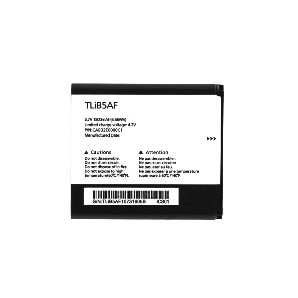 Baterie TLiB5AF 1800 mAh pro modely Alcatel One Touch 997D, TCL J160, S710, S800 | TLiB32E, TLiB5AF, BY80, CS-OT997XL
