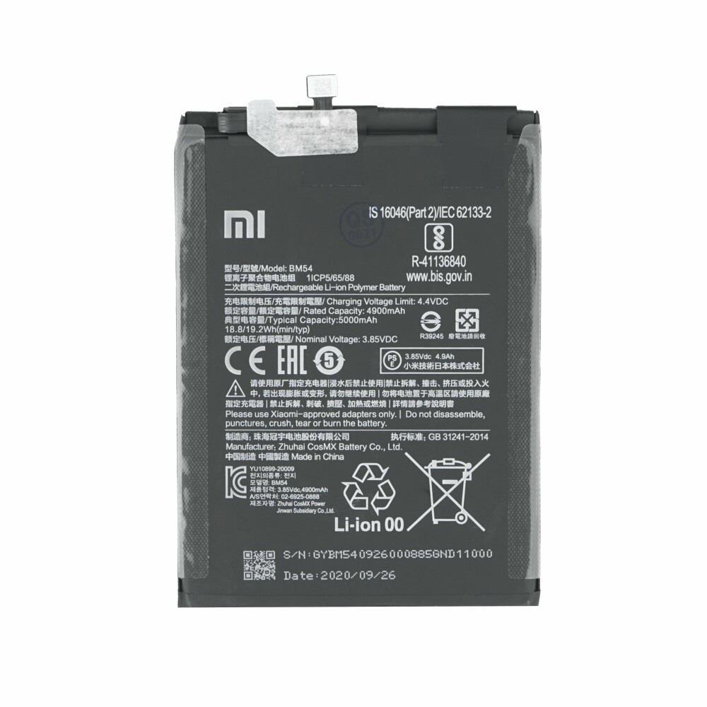 Baterie Xiaomi BM54 5000 mAh pro Redmi Note 9T 46020000491Y