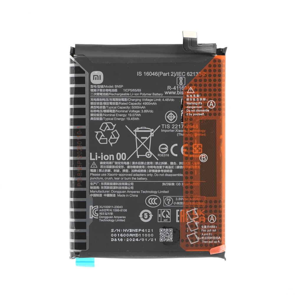 Baterie Xiaomi BN5P pro Redmi Note 13 1330102000116B