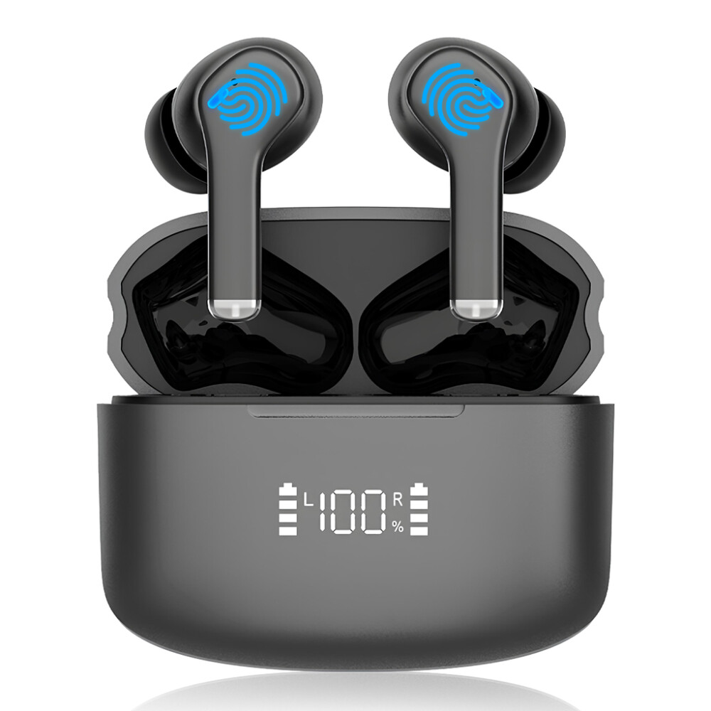 Bezdrátová sluchátka do uší UFUZON Ishiva s technologií Bluetooth 5.3 a potlačením hluku