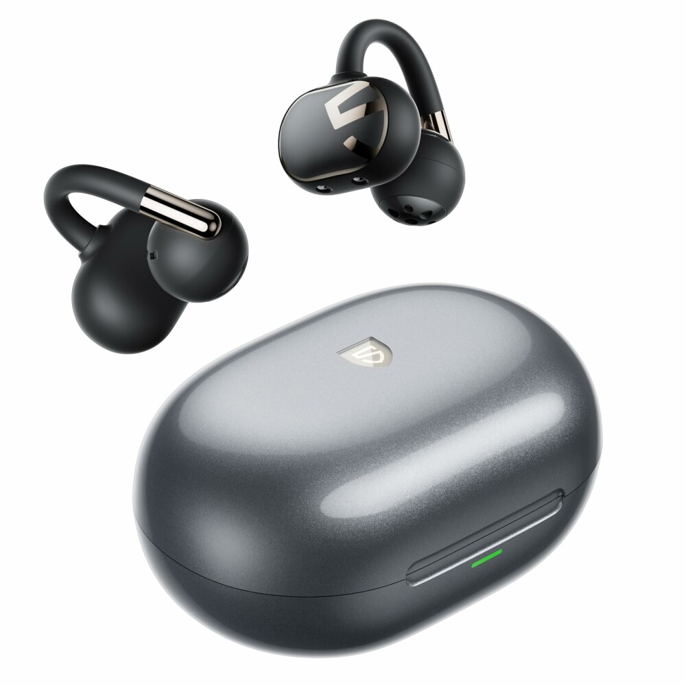 Bluetooth sluchátka SoundPeats Clip1 TWS, černá