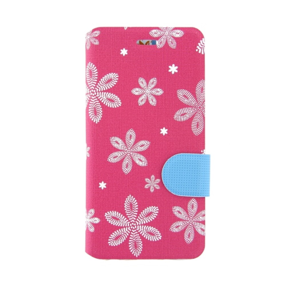 BT10 Pouzdro s přihrádkou na knihy pro iPhone 6, růžové