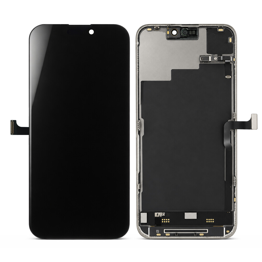 Demontovaná originální displejová jednotka + Sensorflex pro iPhone 15 Pro Max (možnost diagnostiky na nejnovějším iOS)