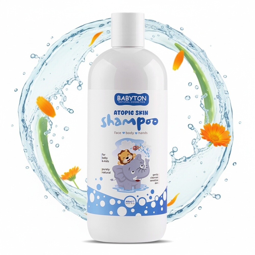 Dětský šampon Babyton | Šetrná bio péče o citlivou pokožku 400 ml