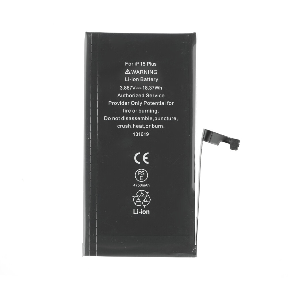 Diagnostikovatelná vysokokapacitní baterie 4750 mAh pro iPhone 15 Plus