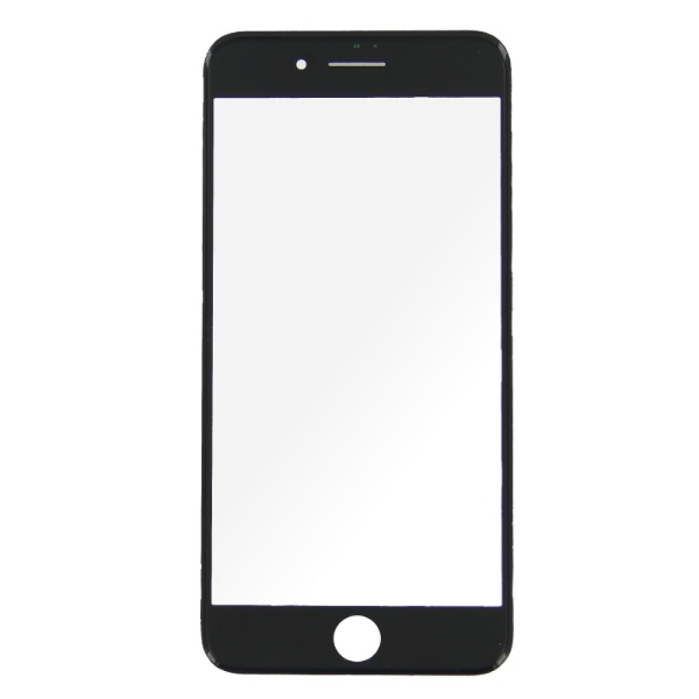 Digitalizér / dotykové sklo s rámečkem a OCA pro iPhone 7+ / 7 Plus, černé
