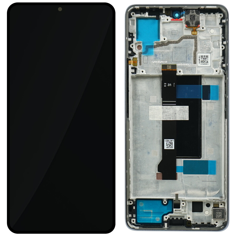 Displej a rámeček Xiaomi pro Redmi Note 13 Pro 5G, fialový, 5600030N1600