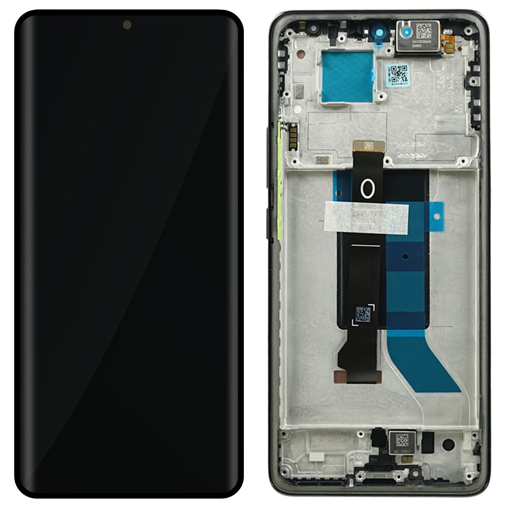 Displej a rámeček Xiaomi pro Redmi Note 14 Pro 5G, černý, 56002300O1600