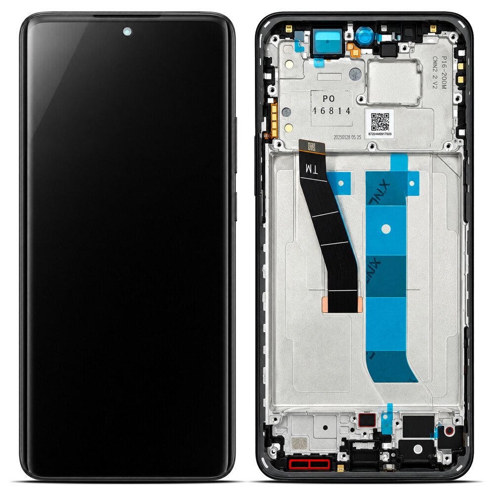 Displej a rámeček Xiaomi pro Redmi Note 15 4G, černý, 560006000P700