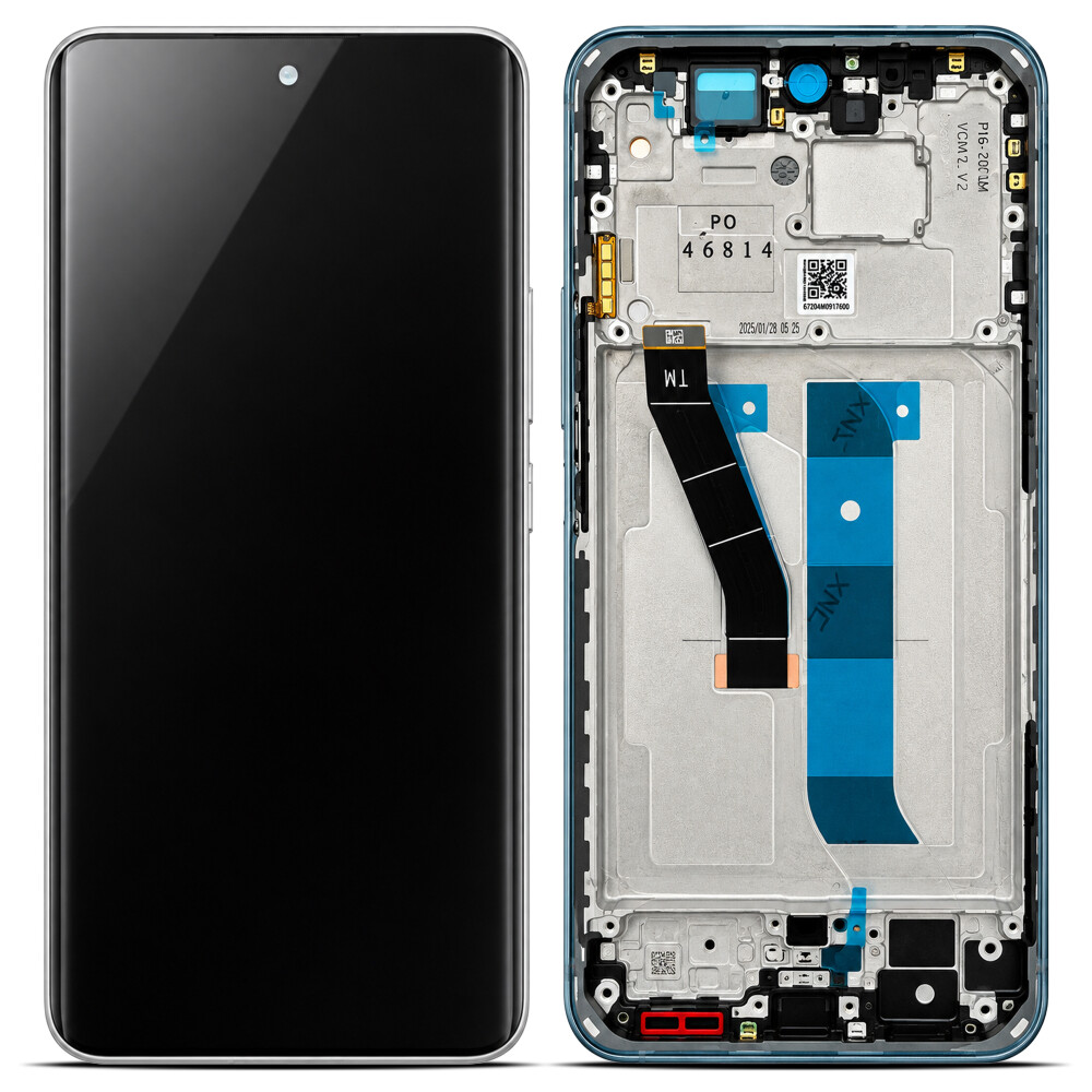 Displej a rámeček Xiaomi pro Redmi Note 15 4G, modrý, 560003000P700