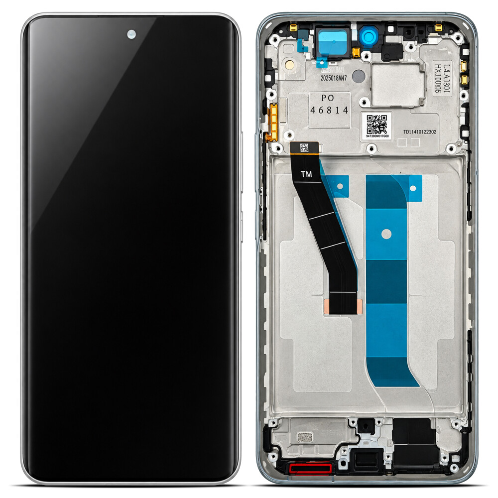 Displej a rámeček Xiaomi pro Redmi Note 15 4G, zelený, 560005000P700