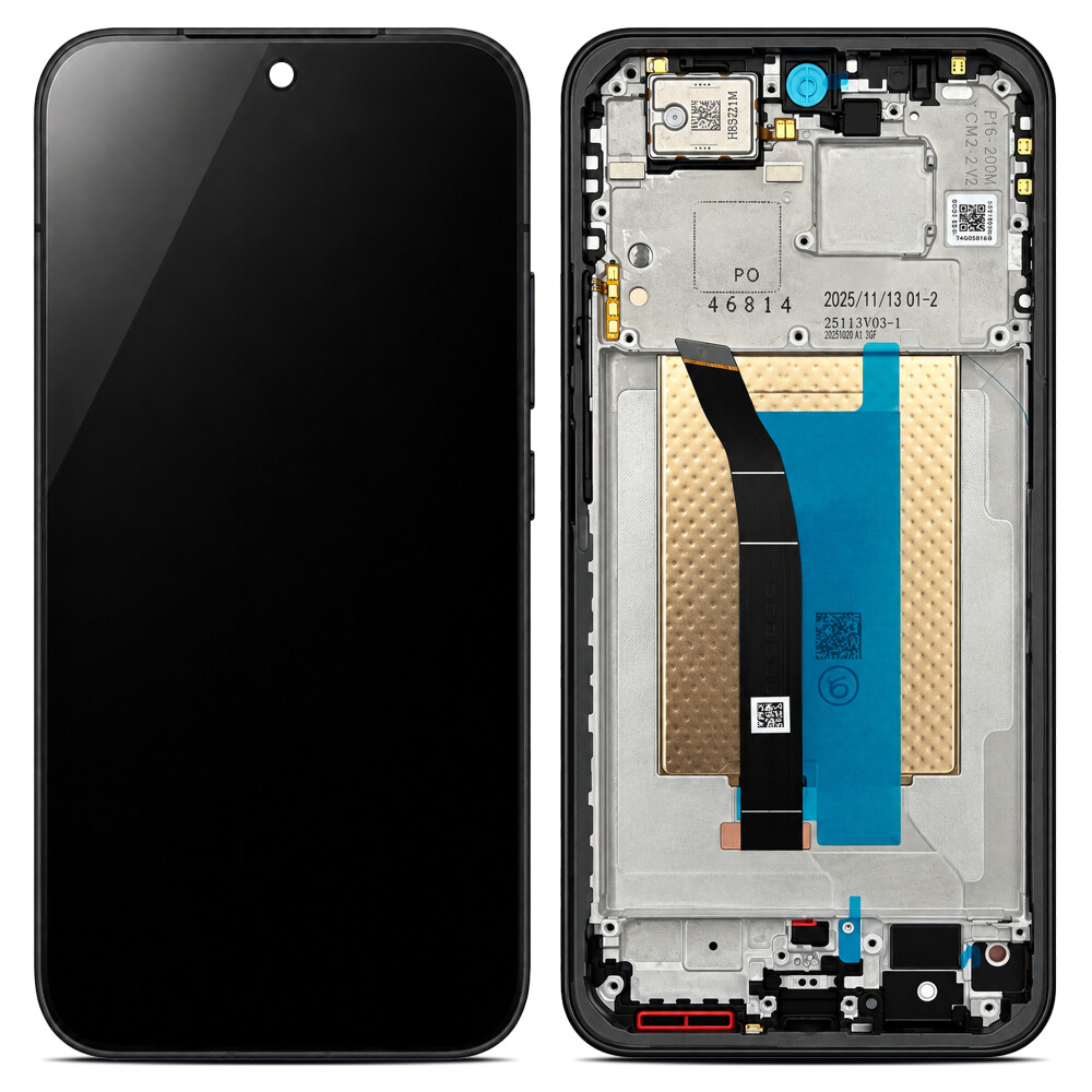 Displej a rámeček Xiaomi pro Redmi Note 15 Pro 5G, černý, 56001900P1600