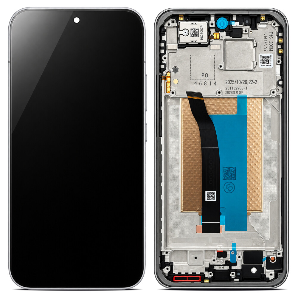 Displej a rámeček Xiaomi pro Redmi Note 15 Pro 5G, titanově šedý, 56002000P1600