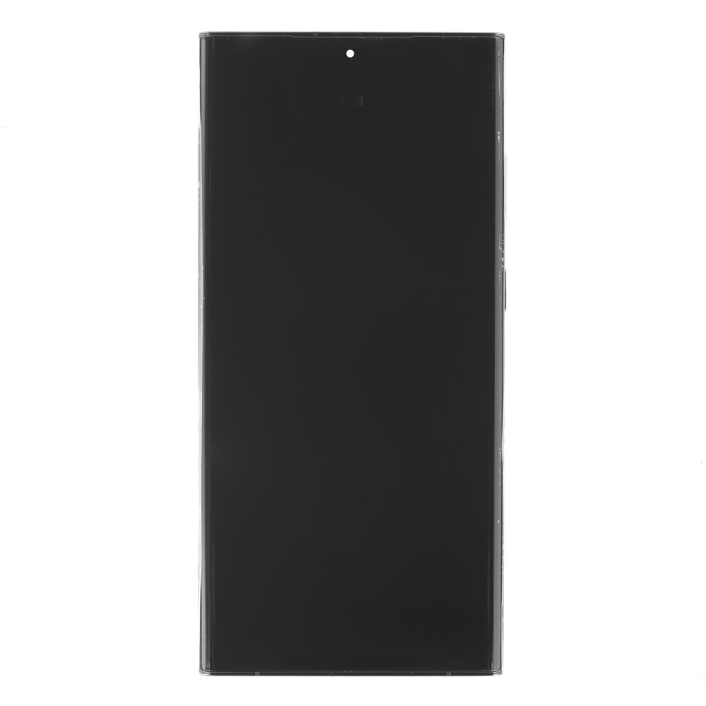 Displej (Hard OLED) + rámeček pro Samsung S908 Galaxy S22 Ultra, černý
