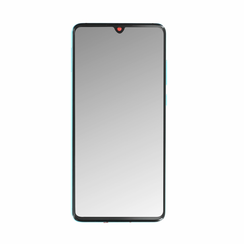 Displej + rámeček + baterie Huawei P30 (nová verze) – aurora blue 02354HRH HB486586ECW